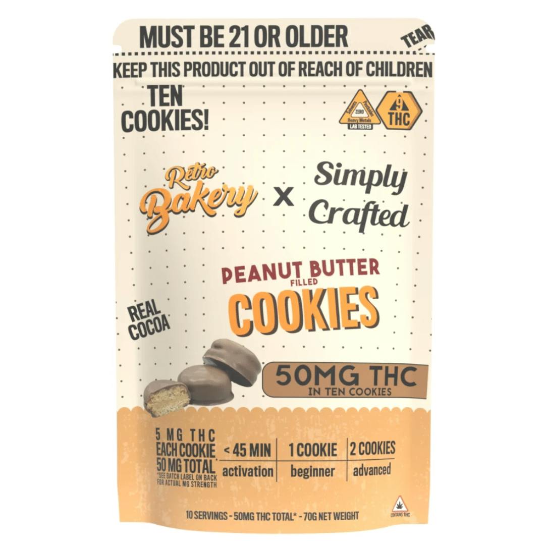 Retro Bakery - Peanut Butter Cookies - Single Pack