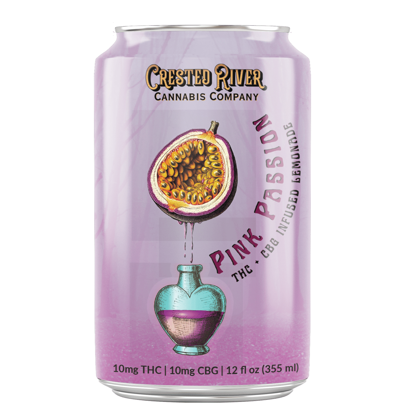 Crested River - Pink Passion Lemonade - Single Can