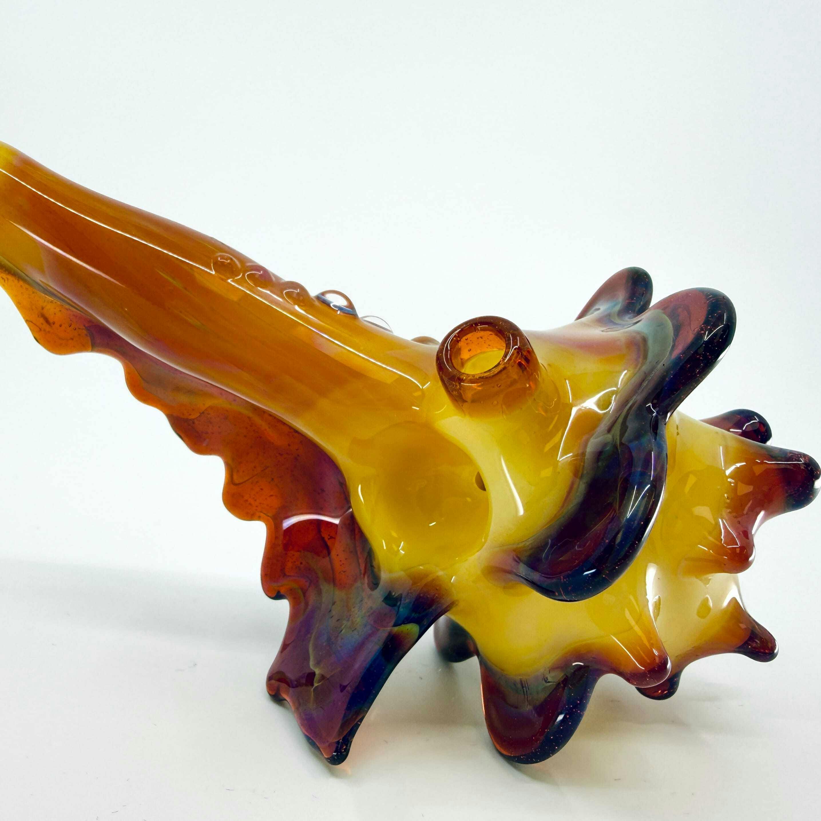 Clown Glass - #19 - Uncle Fish Conch