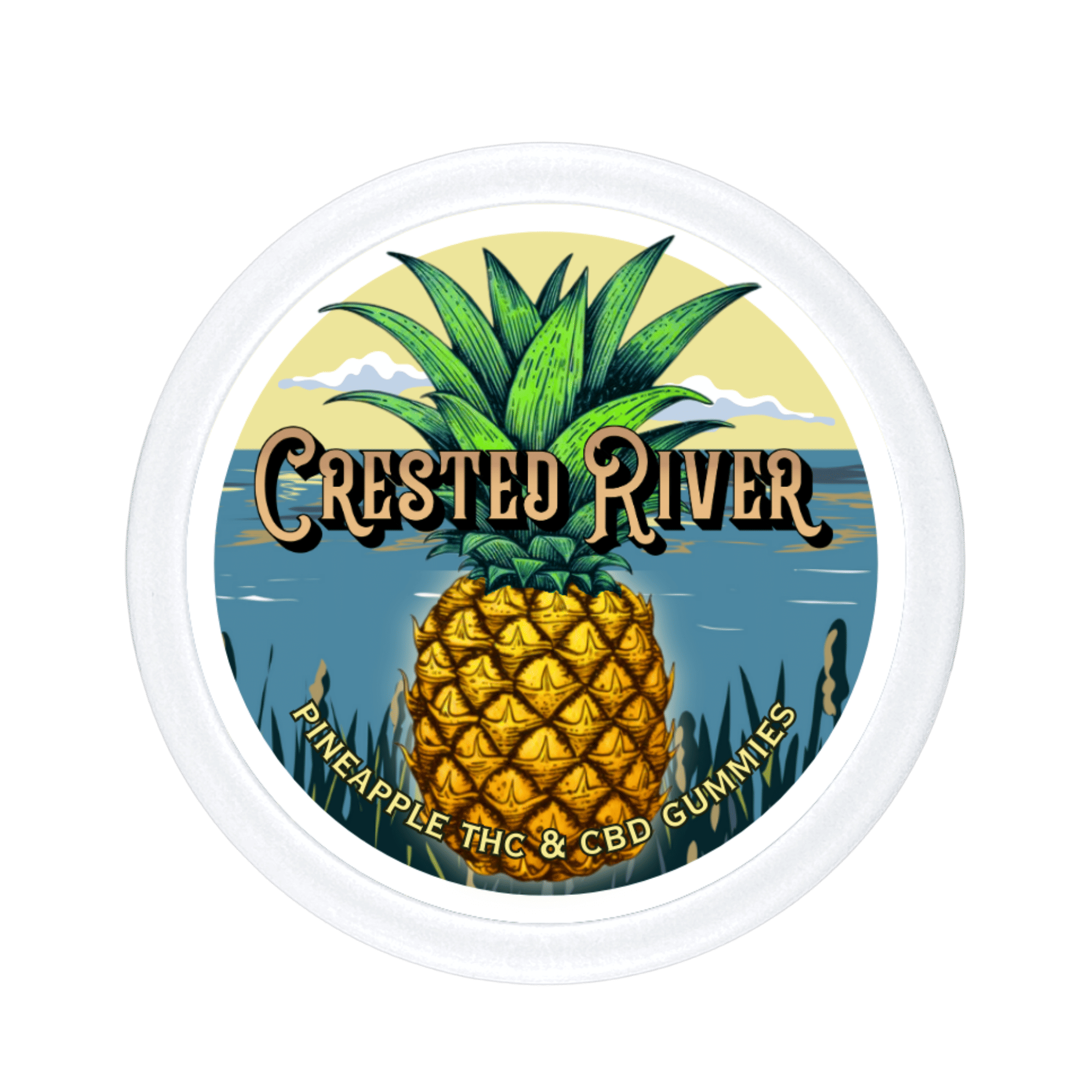Crested River - Pineapple Gummies w/ THC & CBG