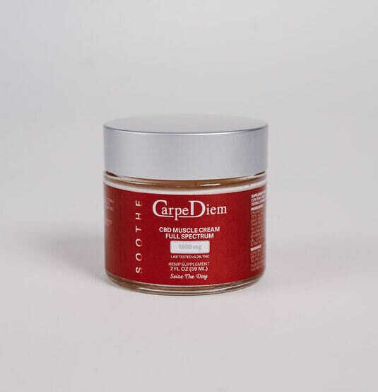 Carpe Diem - Soothe Muscle & Joint CBD Cream 1500 mg Full-Spectrum - SAMPLE SIZE at Lake Daze Dispensary
