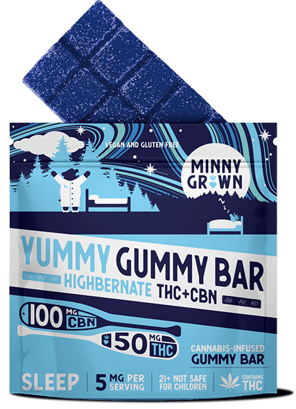 Minny Grown - Highbernate OG Gummy Bar - Single Bar