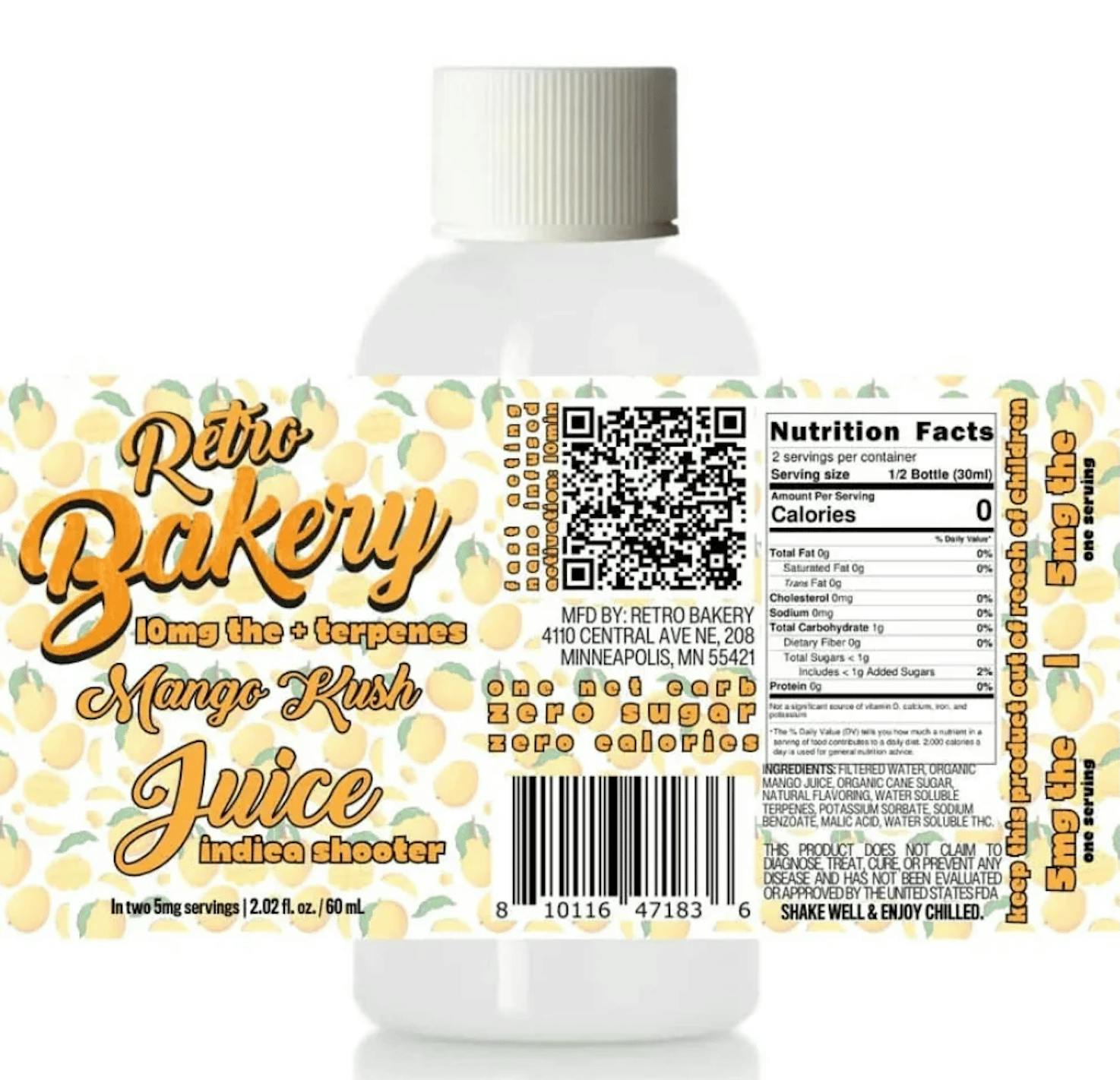 Retro Bakery - Mango Kush Juice Shot - Shot