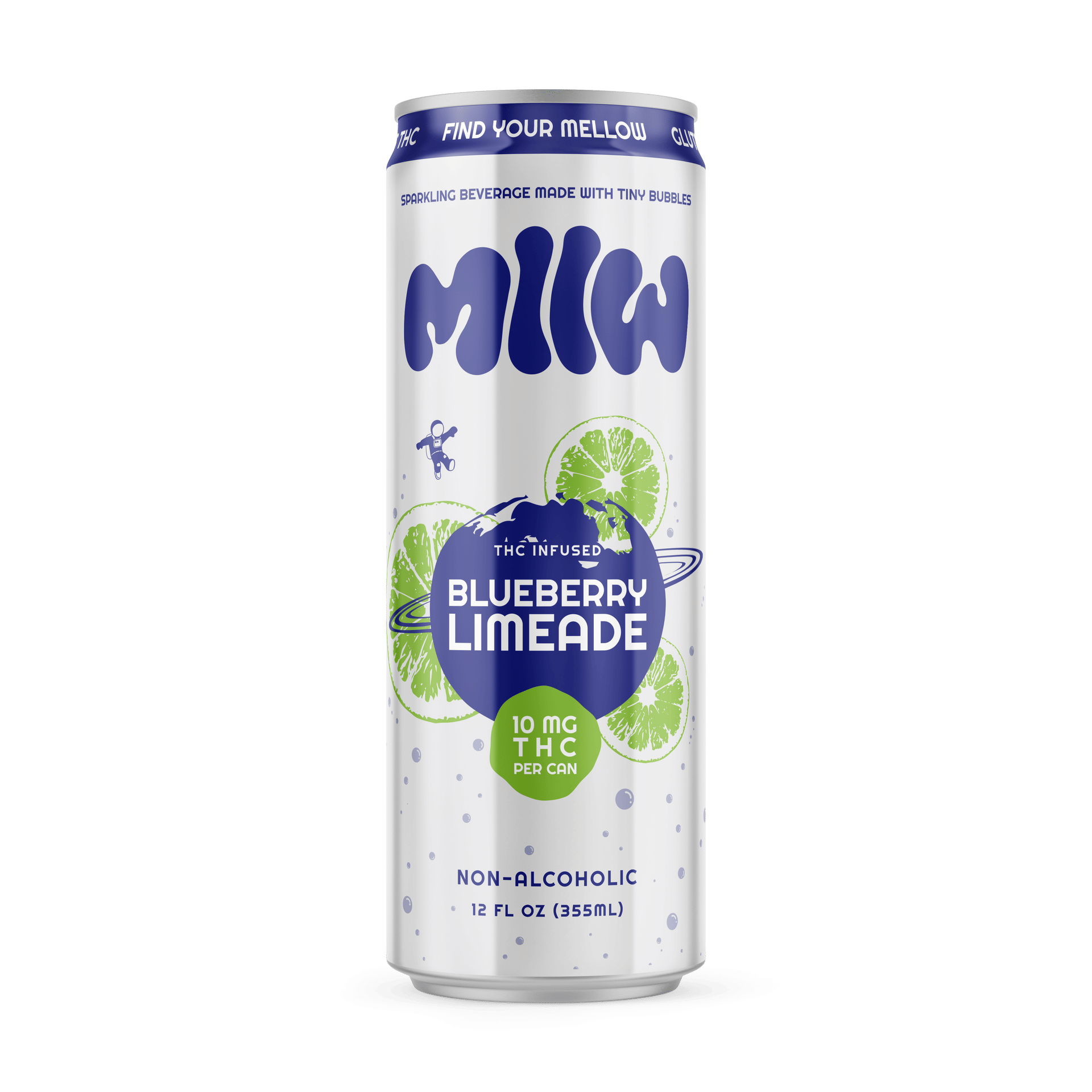 MLLW - Blueberry Sparkling Limeade - 4 Pack