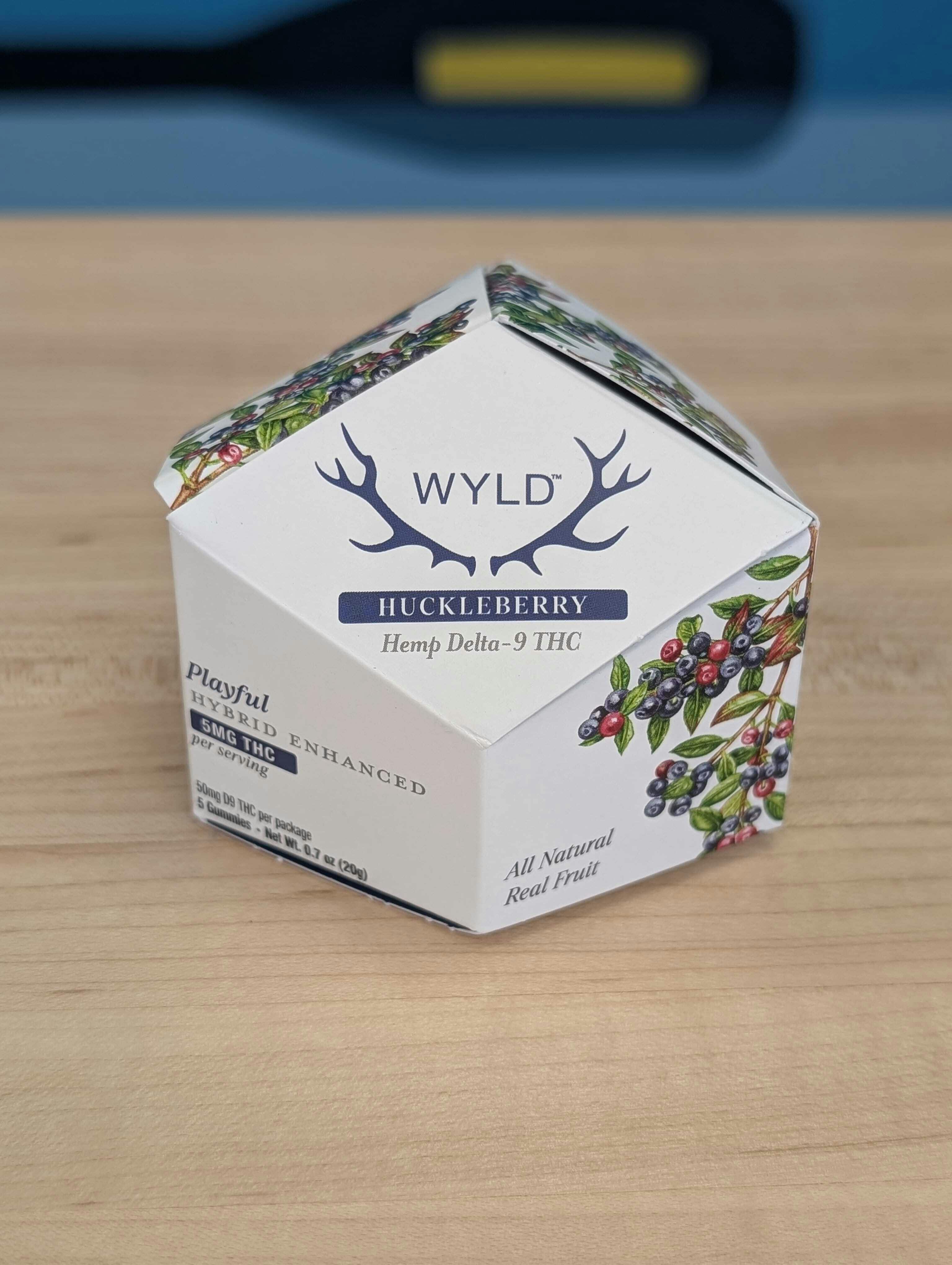 WYLD - Huckleberry Gummies - 50mg - 5ct - Single Pack