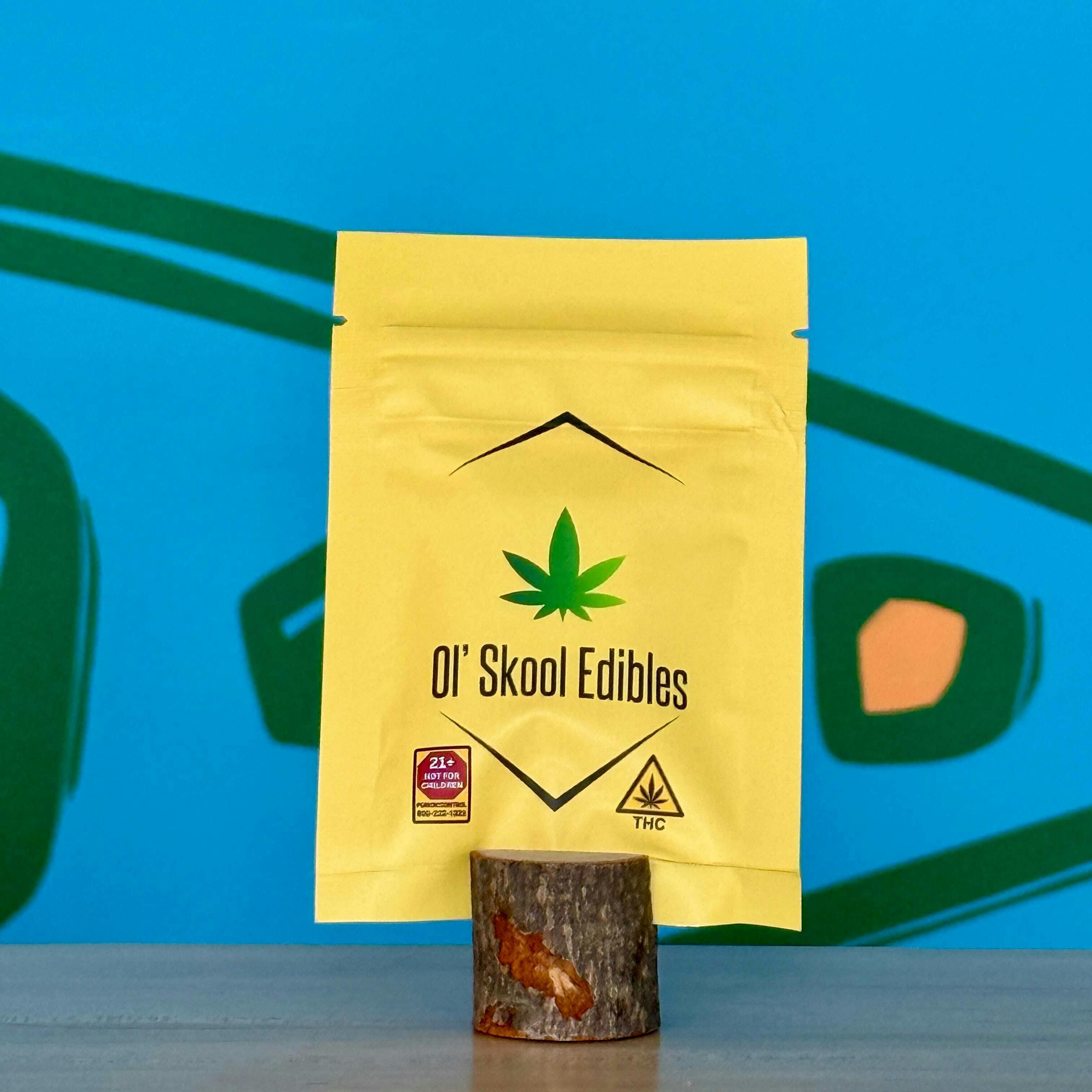 Ol' Skool Edibles - Peach Jolly Drops - Single Pack