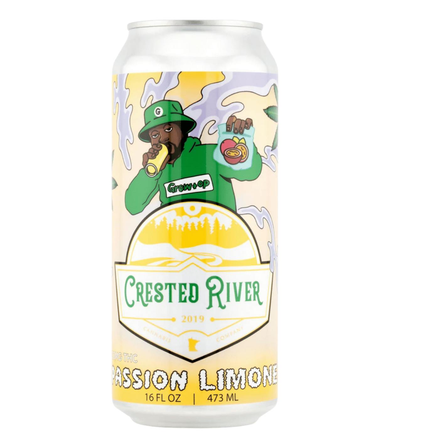 Crested River - Passion Limone Soda - Single Can
