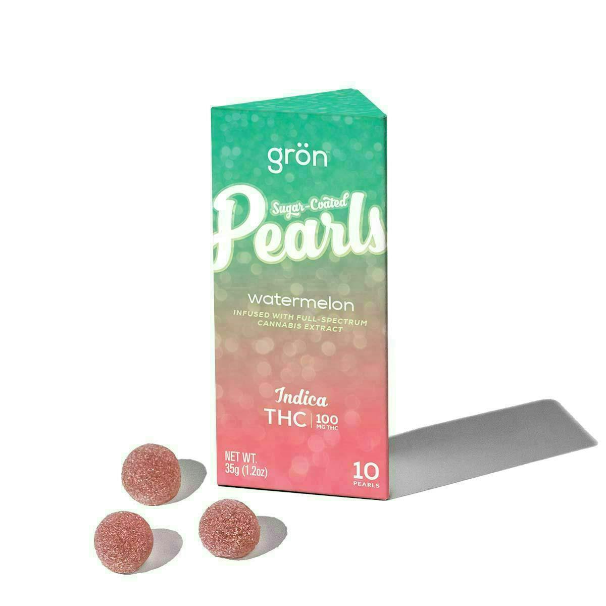 Gron Pearls Watermelon 10pk 10mg Gummies