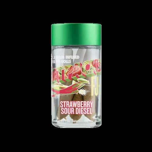 Jetpacks FJ-3 Strawberry Sour Diesel 5pk 0.6g Infused Prerolls