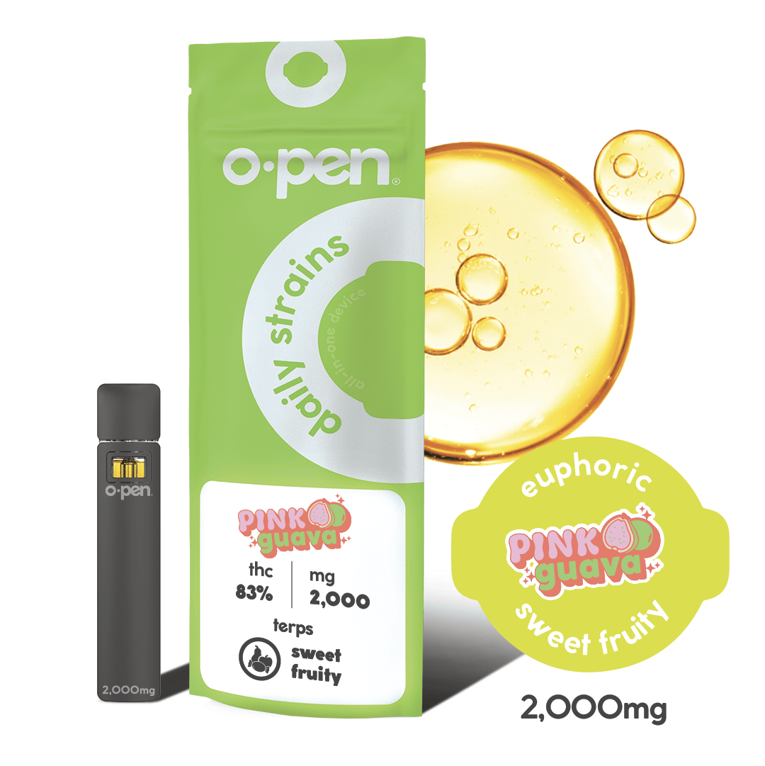 O.pen - Disposable - 2g - - Pink Guava cannabis product