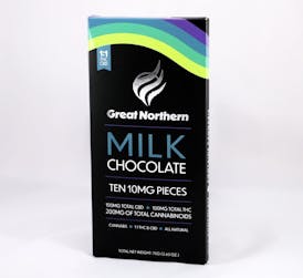 Milk Chocolate Bar 100mg | Sativa