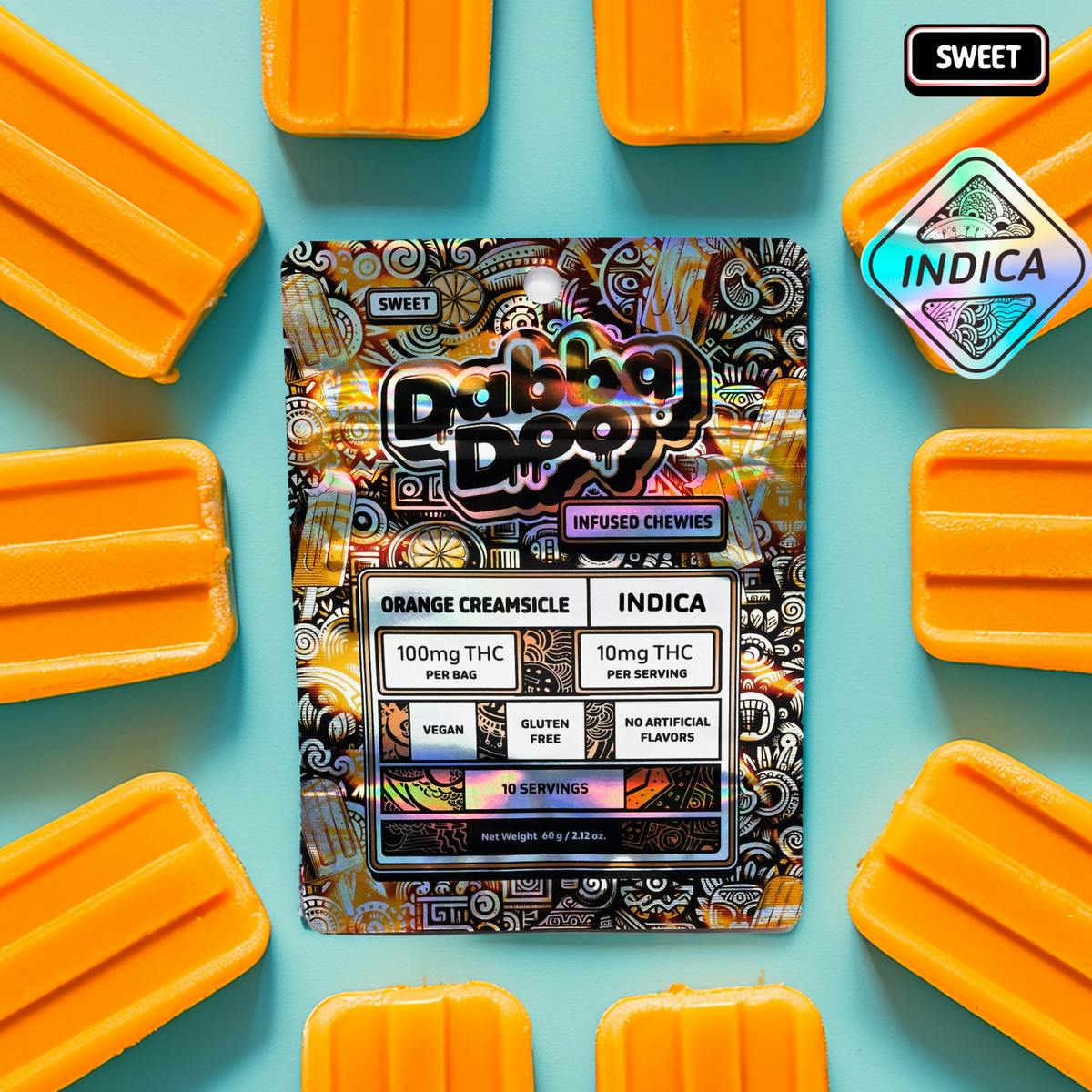 Indica Sweet Orange Creamsicle | 100mg | Dabba Doo