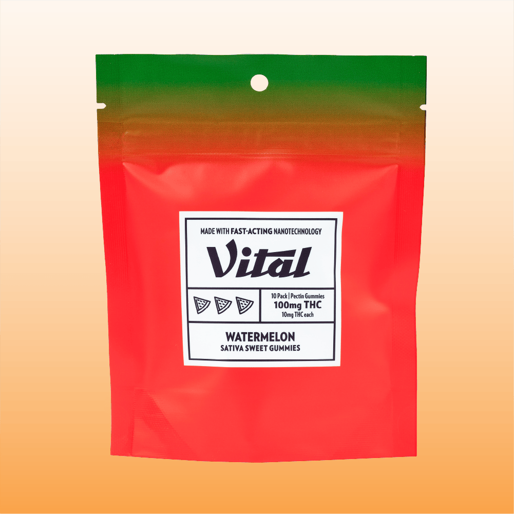 Vital Pectin Watermelon Gummy 100mg   Candy
