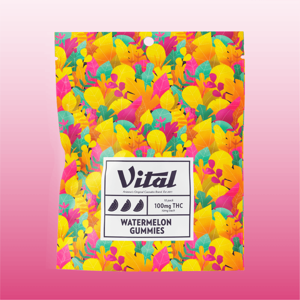 Vital Watermelon Gummy 100mg   Candy