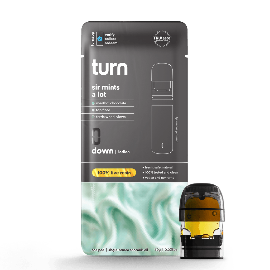 Turn Sir Mints Alot Live Resin 1g Pod