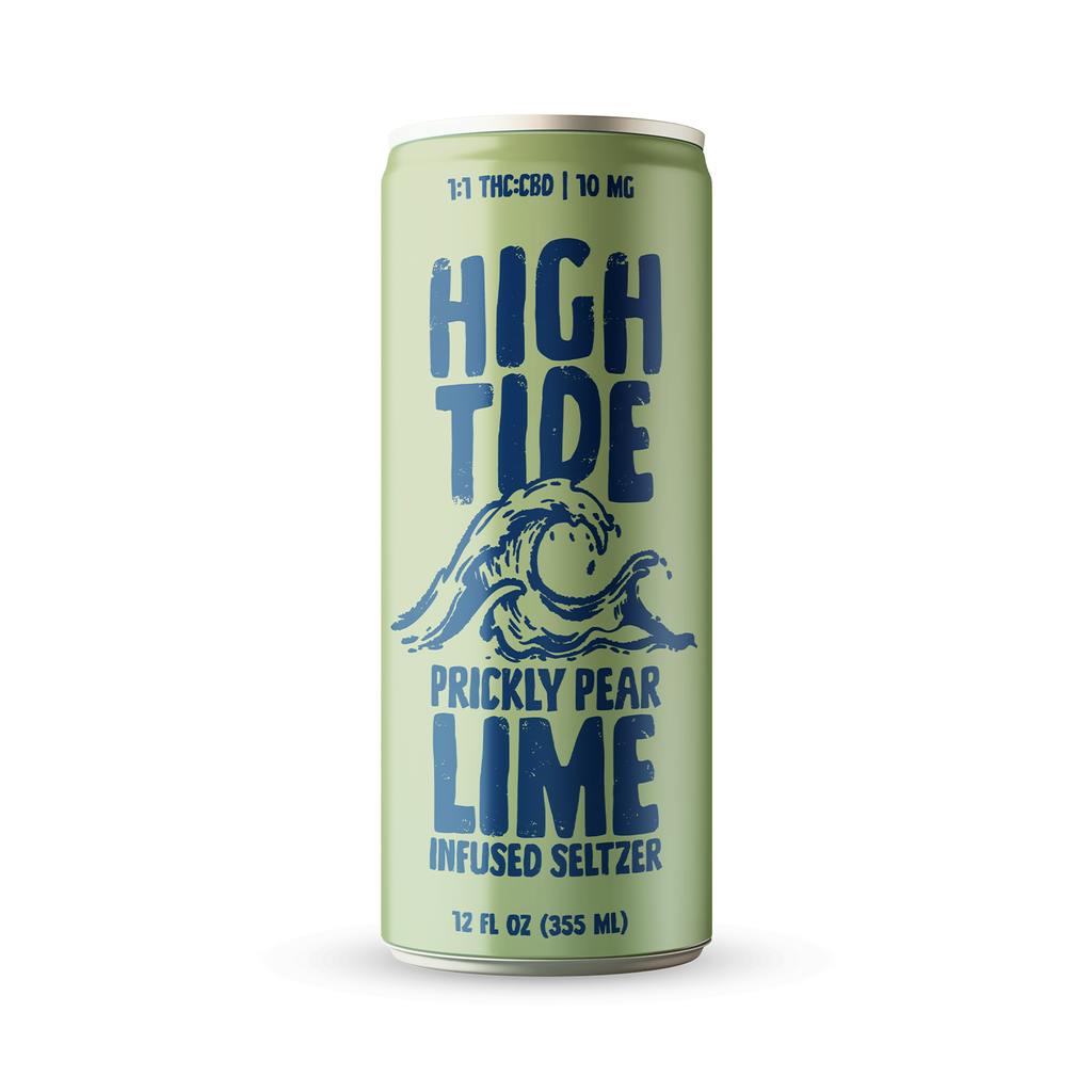 High Tide Prickly Pear Lime 1:1 Seltzer 10mg Beverage