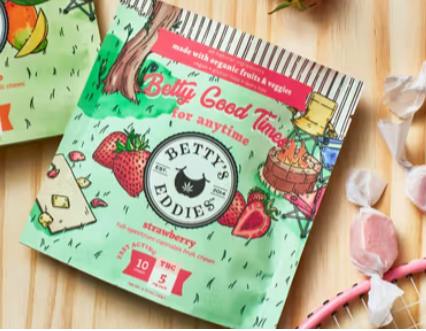 Betty's Eddies Good Time Bettys Strawberry Fruit Chew 25mg ea | 2-Pack