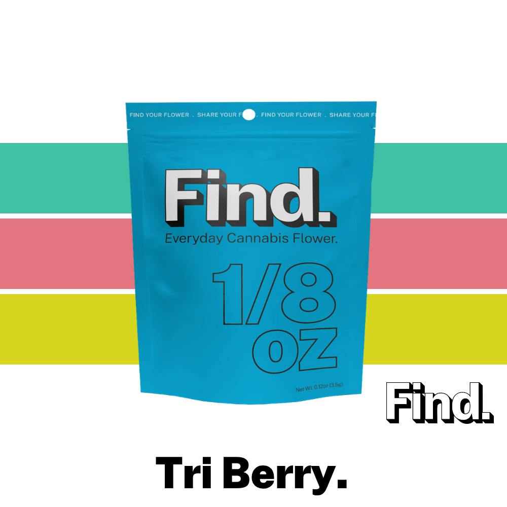 Find. Tri Berry Whole Flower 3.5g