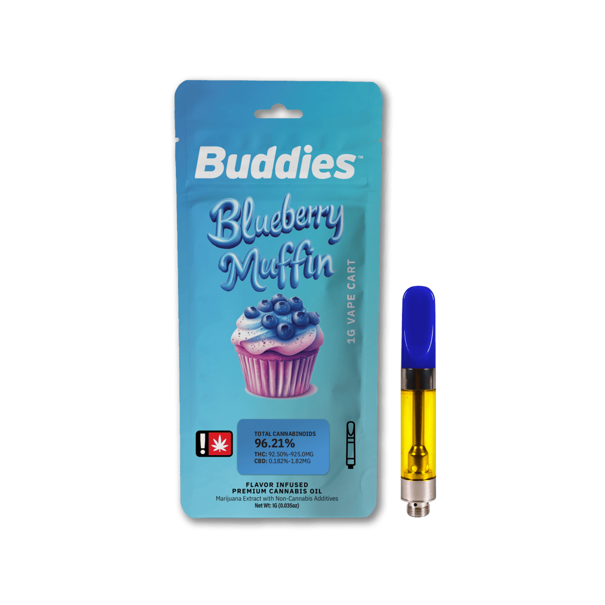 Cartridge: ~ Buddies ~ Flavored ~ Blueberry Muffin