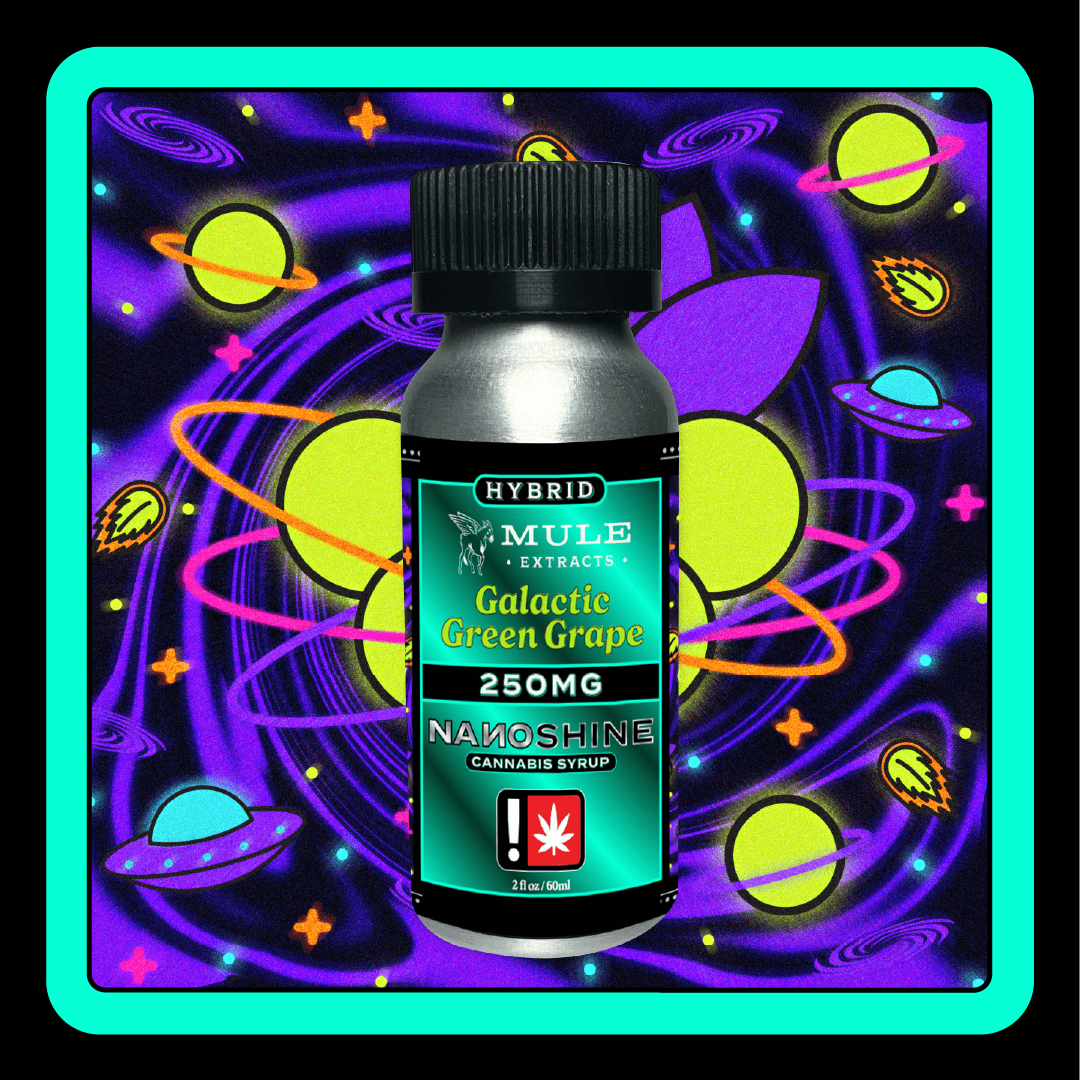 Nanoshine ~ Mule Extracts ~ 250mg ~ Galactic Green Grape ~ Green Leaf Special