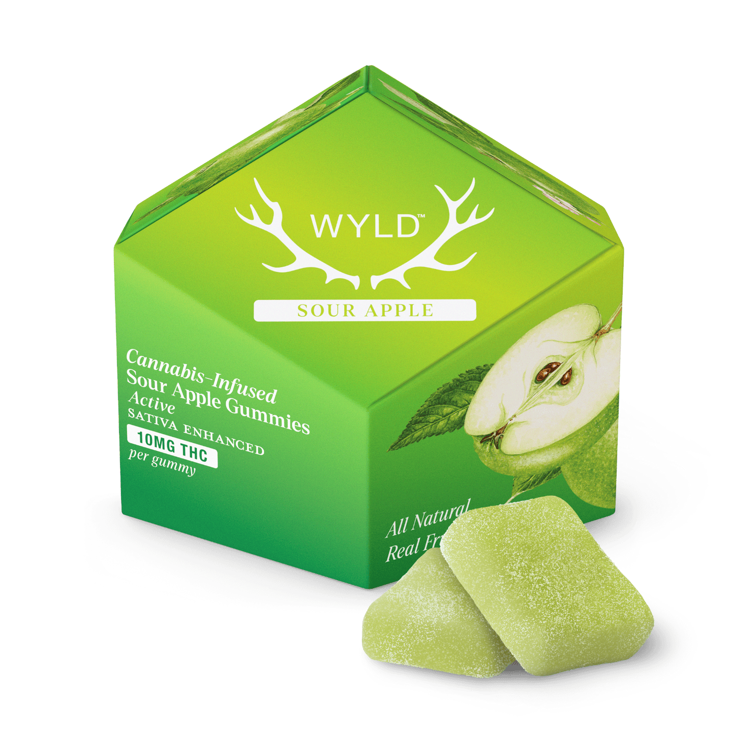 Gummy ~ Wyld ~ Sativa ~ Sour Apple