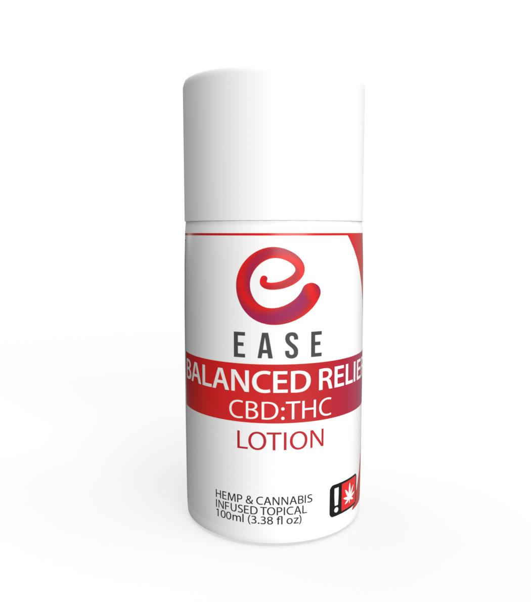 Muscle Lotion ~ Ease ~ 1:1 THC / CBD