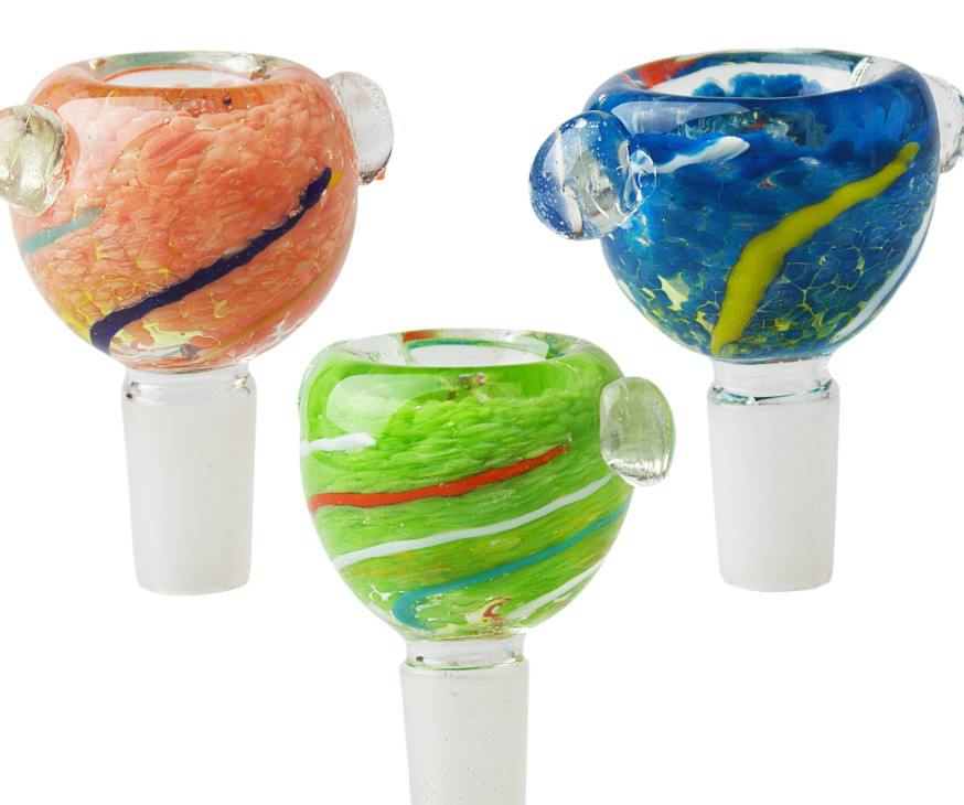 Bowl ~ 14mm Worked glass
