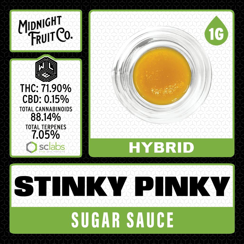SUGAR: Sugar Sauce ~ White Label Extracts ~ Hybrid ~ Stinky Pinky