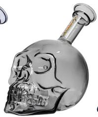 Pipe ~ Cheech ~ 5" Skull Island - ~ Transparent Black