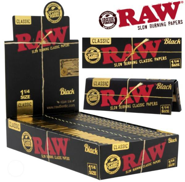 Papers ~ RAW 1 1/4 Black Classic