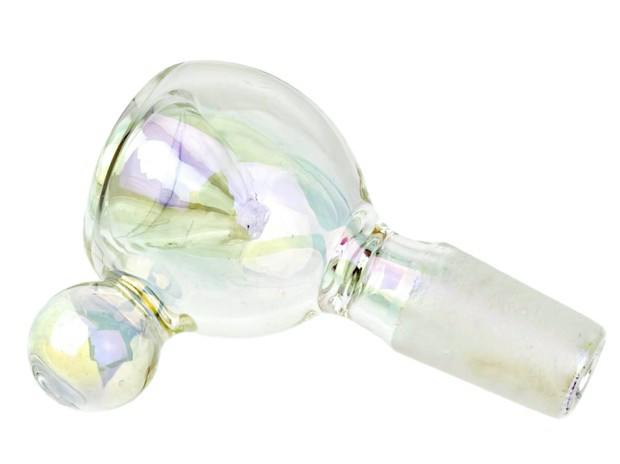 Bowl ~ Iridescent 14mm w/ Orb Handle