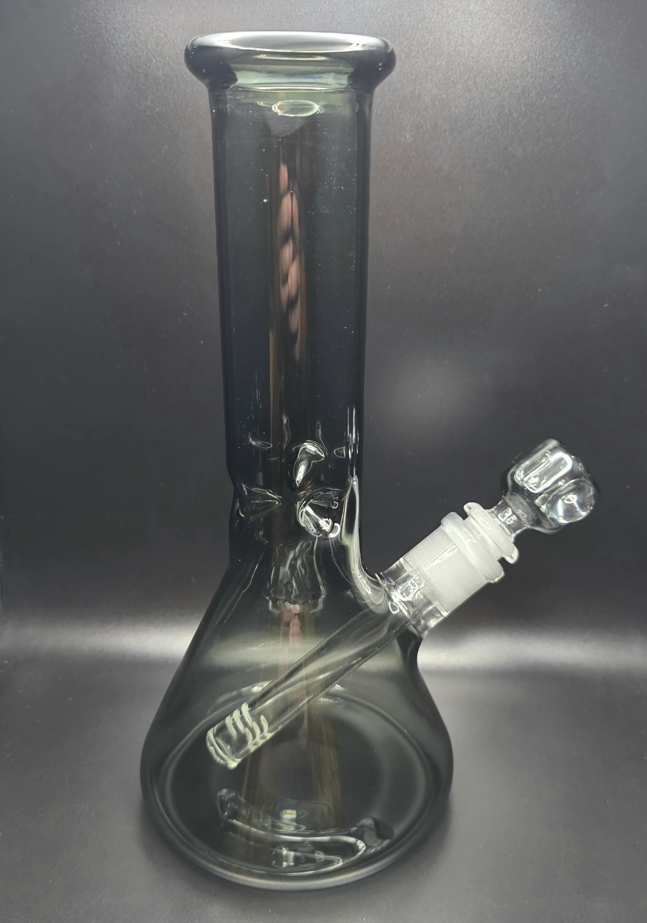 Bong ~ WYN ~ 10" Smokey Glass Beaker