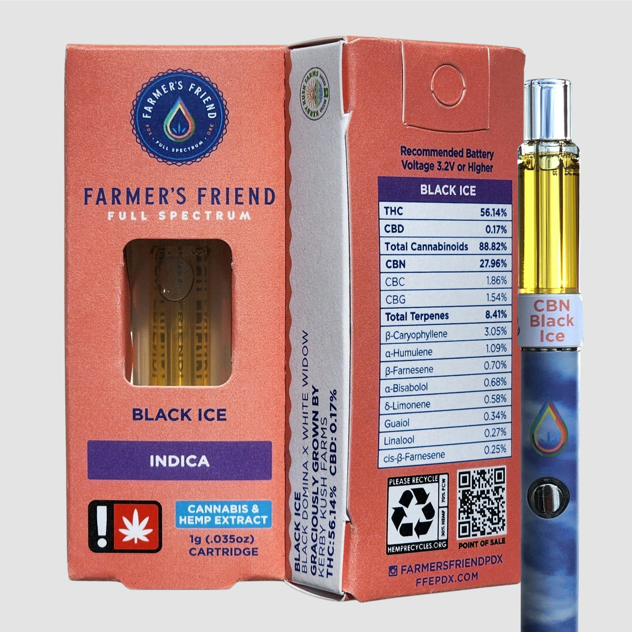 Cartridge: Cartridge ~ Farmer's Friend ~ CBN ~ Indica ~ Grape Hi Chew