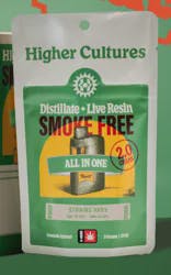 Cartridge ~ Higher Cultures ~ 2g Smokeless AIO ~ Sativa ~ Terpee Colada