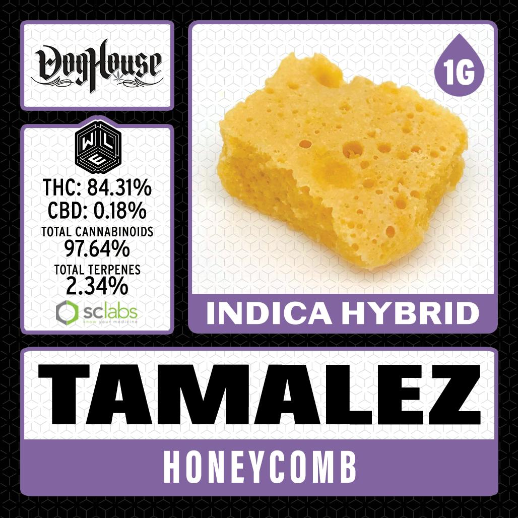 Honeycomb ~ White Label Extracts ~ Indica ~ Tamalez