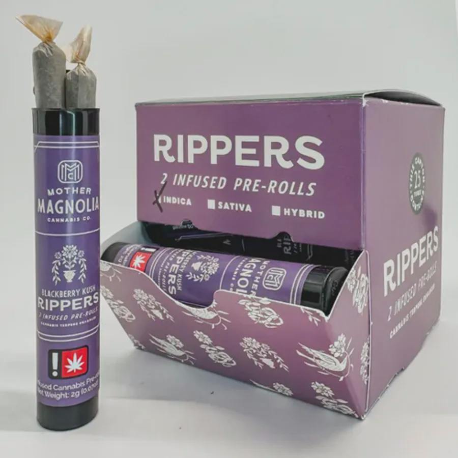 Infused Preroll ~ Lil' Rippers ~ 2pk ~ Sativa ~ Omega Red