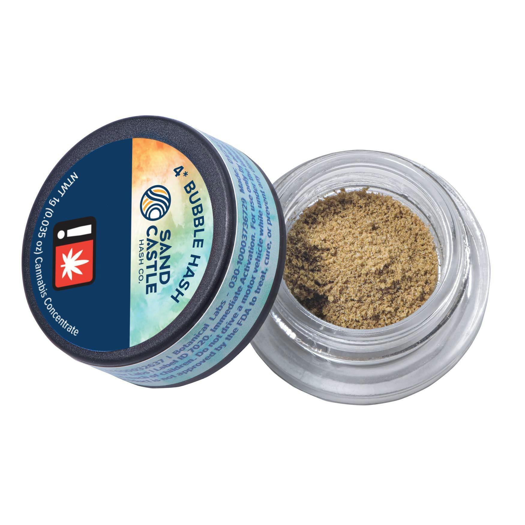 Bubble Hash ~ Sand Castle ~ 4* ~ Sativa ~ White Chocolate Chip