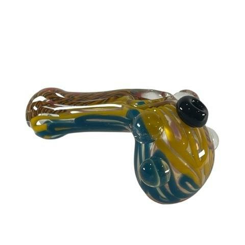 Bamboo Blaze - Glass 5 Inch Octopus Pipe