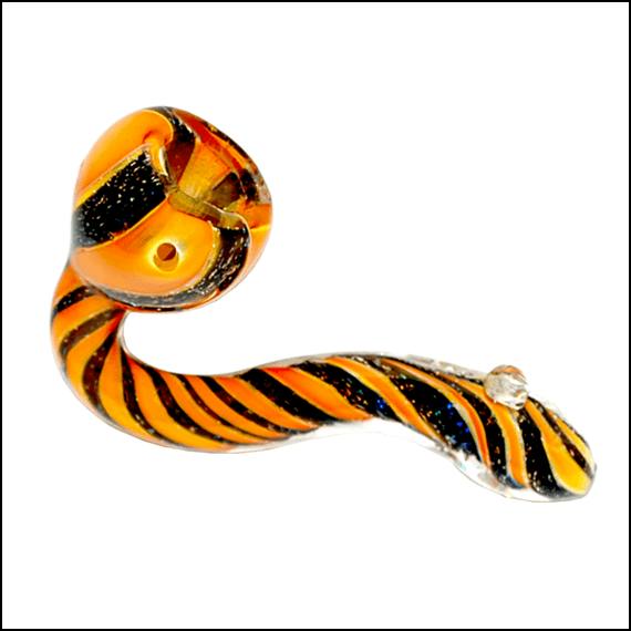 GLASS PIPE - SHERLOCK SWIRL - 4''