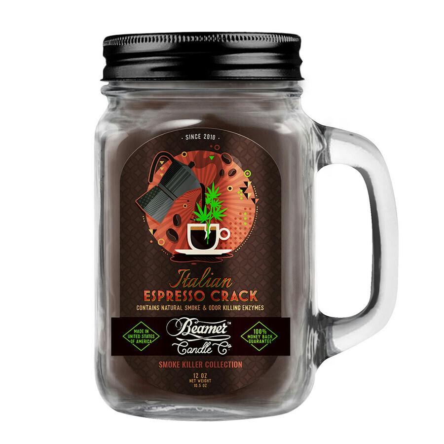Beamer Candles - Smoke Killer Collection - 12oz - Italian Espresso Crack