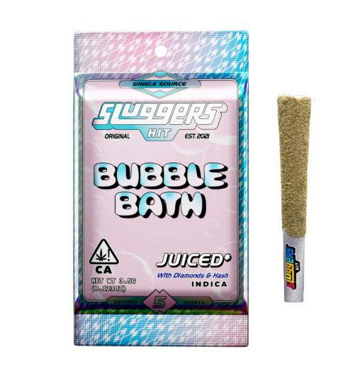 Sluggers Hit Bubble Bath Infused Preroll 5pk 3.5g
