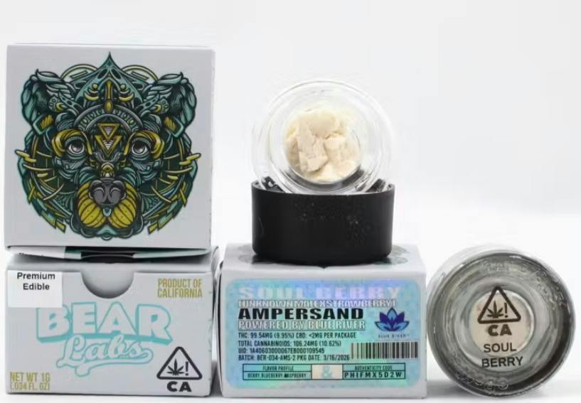 Bear Labs x Blue River Soul Berry Ampersand 100mg