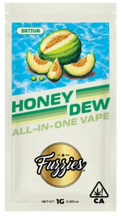 Fuzzies Honeydew Sativa AIO 1g