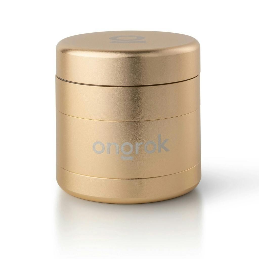 Ongrok 4pc EZ Metal Grinder - Gold