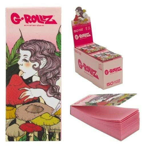 G-Rollz Collector Mshrm Lck Pink Filter Wide Tips