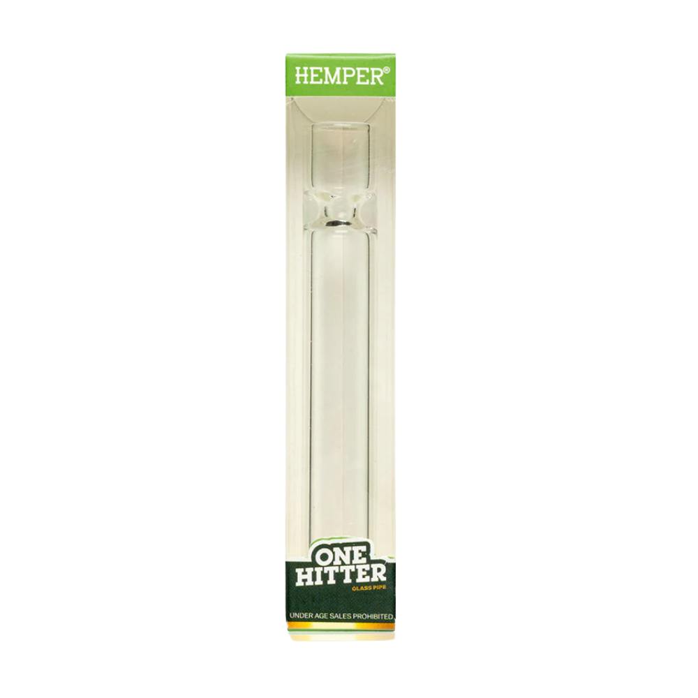 3" Hemper Clear Glass One Hitter