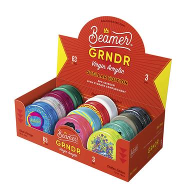 Beamer Virgin Acrylic 63mm 3-Pc Grinder