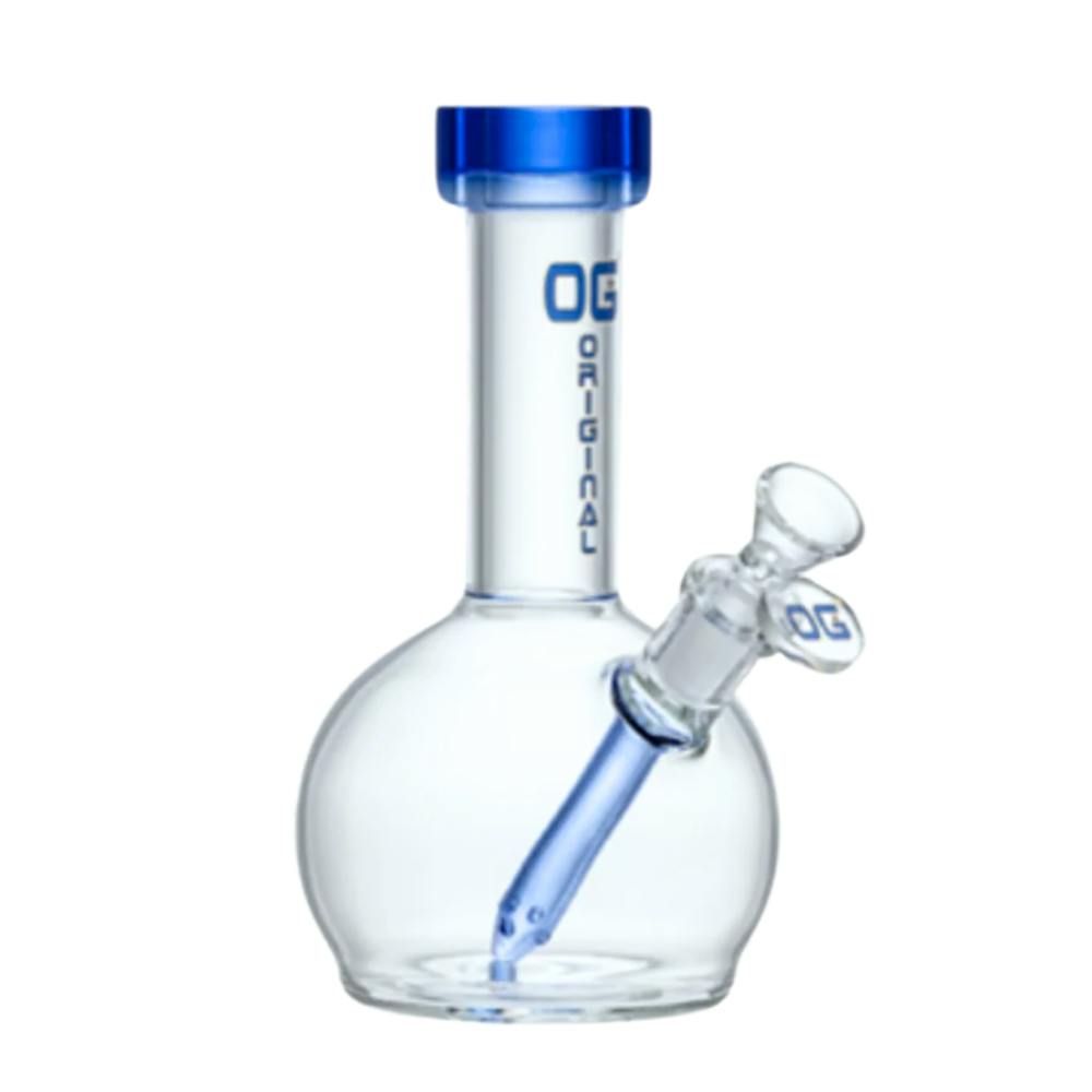 8" OG Original Round Base Bong (Blue)