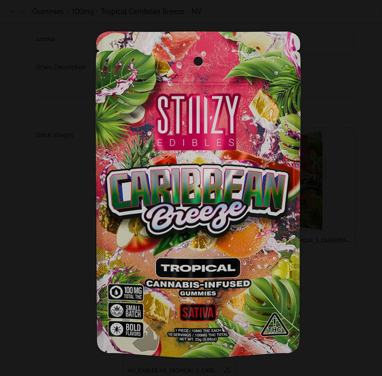 STIIIZY Caribbean Breeze (S) Gummies 10mg 10pk