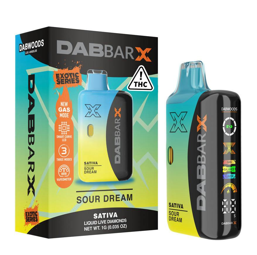 Dab Bar X Sour Dream (S) Liquid Diamond Disposable Vape